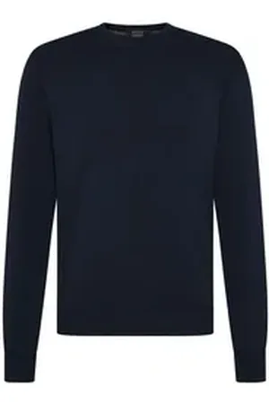 Digel Rundhalspullover Faros 1/1 (1-tlg) blau XXL