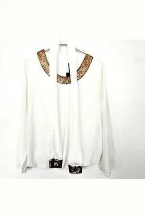 Madonna Chiffonbluse Edel Offwhite 36