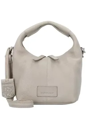 Burkely Henkeltasche Soft Skylar, Leder grau