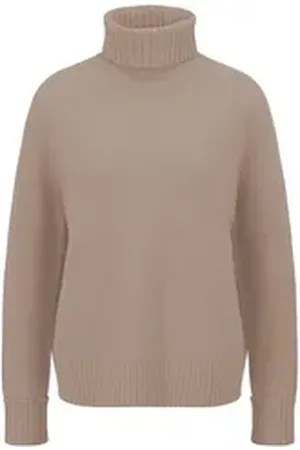 Fynch-Hatton Rollkragenpullover mit gerippten Abschlüssen grau XXXL