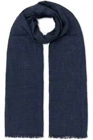 Cinque Strickschal VIESTE, aus weichem Material mit dezentem Muster blau