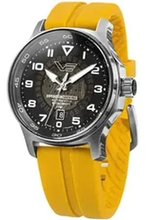 Vostok Automatikuhr Expedition South Pole Automatik Gelb schwarz