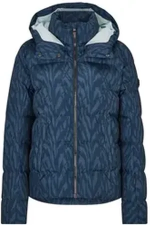 Ziener Skijacke TUSJA lady (jacket ski) leaves navy print 38