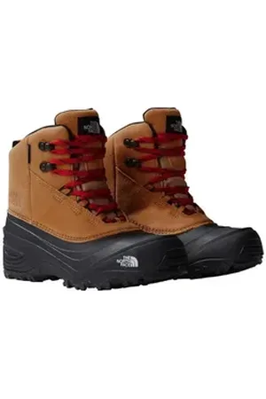 The North Face Y CHILKAT V LACE WP Winterstiefel Snowboots, Winterboots, Winterschuhe, wasserdicht braun 37 EU