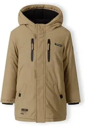 Minoti Parka Gefütterte Jacke mit Teddyfütter (9m-8y) grau 86-92cm