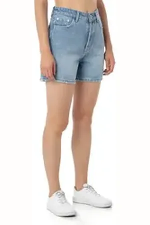 Redbridge Jeansshorts Red Bridge Damen Jeans Shorts kurze Hose Hot Pants blau W25