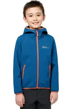 Jack Wolfskin Softshelljacke FOURWINDS JACKET für Kinder grau 176