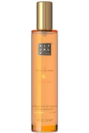 Rituals Körperöl The Ritual of Mehr Body Mist Haar- und Körperspray 50 ml, Belebender Duft aus Süßorange und Zedernholz gelb