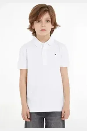 Tommy Hilfiger Poloshirt BOYS TOMMY POLO Kinder Kids Junior MiniMe,für Jungen weiß 5/110