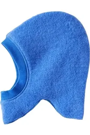 hessnatur Fleecemütze aus reiner Bio-Baumwolle (1-St) blau 45-47 cm Kopfumfang