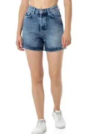Redbridge Jeansshorts Red Bridge Damen Jeans Shorts kurze Hose Hot Pants blau W32