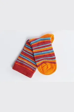Leela COTTON Socken Kinder Socken - 6er Pack blau|bunt|rot 24/26
