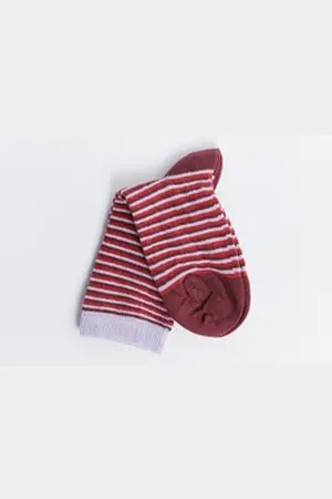 Leela COTTON Socken Kinder Socken - 6er Pack bunt|rot 21/23