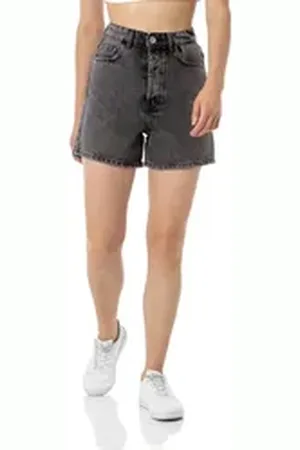 Redbridge Jeansshorts Red Bridge Damen Jeans Shorts kurze Hose Hot Pants grau W32