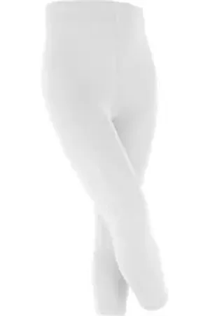 Falke Strickstrumpfleggings Cotton Touch (1 St) in eleganter Optik weiß 80-92