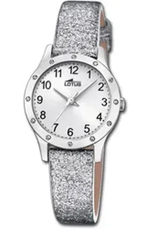 Lotus Quarzuhr Kinderuhr Junior Armbanduhr, (Analoguhr) silberfarben