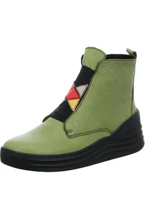 GEMINI Damen Stiefelette beige|blau|gelb|grün|rot|schwarz 41