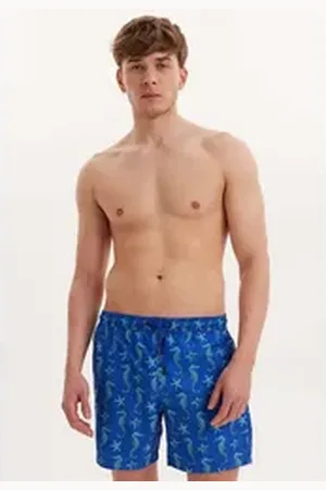 WESTMARK LONDON Badeshorts WMPATTERN SWIMSHORTS (1-St) blau L