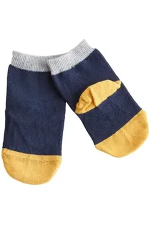 Leela COTTON Socken Kinder Socken - 6er Pack blau|bunt|gelb|grau 27/30