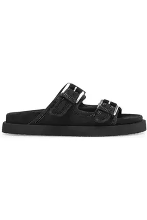 EVA MINGE Pantoletten Damen ELENA-24SS800 Schwarz Pantolette schwarz 36 EU