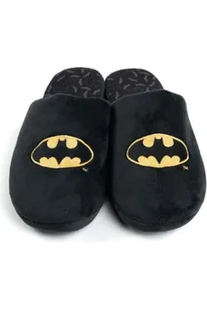 UNITED LABELS ® DC Comics Batman Hausschuhe Puschen Schlappen Slipper Pantoffeln Hausschuh schwarz 40-41