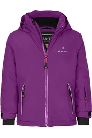Bergson Regenjacke FRODO 2.0 Kinder Skijacke und Winterjacke, perfekt für kleine Wintersportler! lila 110