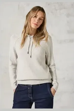 CECIL Rollkragenpullover mit Kragen grau XL (44)