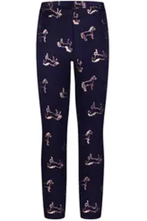 Salt & Pepper Thermoleggings AOP Horses mit tollem AOP-Pferdedruck blau 110