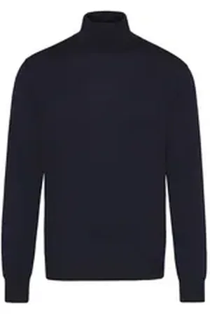 Digel Rollkragenpullover Francis 1/1 (1-tlg) blau 48