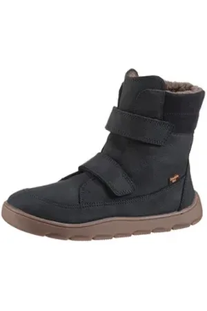 Froddo ® ZERU TEX WINTER BAREFOOT Barfußschuh Klettstiefel, Winterstiefel, Boots mit Woll-Futter blau 32 EU