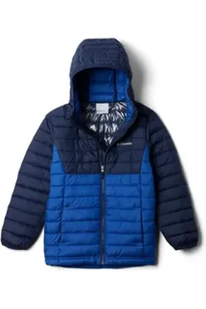 Columbia Steppjacke Powder LiteTM II Hooded Jacket Winterjacke für Kinder blau XXS (104/110)