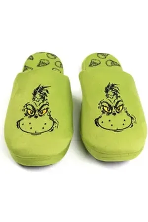 UNITED LABELS ® The Grinch Hausschuhe Slipper Pantoffeln Puschen Schlappen Hausschuh grün 40-41 EU