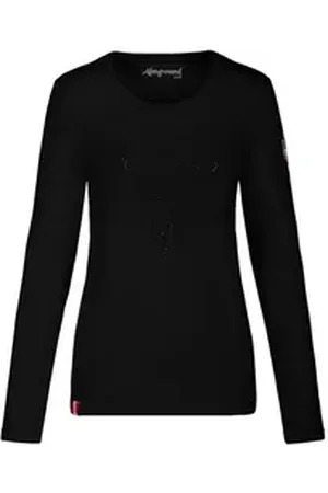 Almgwand Almgwand Outdoorbluse Longsleeve Damen - DREILÄNDERALM - schwarz schwarz S