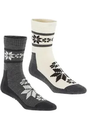 Kari Traa Socken Rusa 2er-Pack mit verstärkter Zehen- und Fersenpartie grau 36