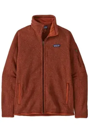 Patagonia Sommerjacke Damen Fleecejacke Better Sweater rot XS