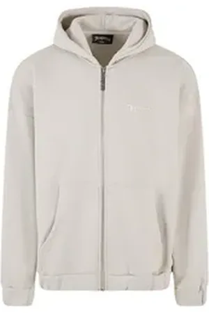 Dropsize Sweatjacke Herren Super Heavy Oversize Blank Zip Hoodie XL