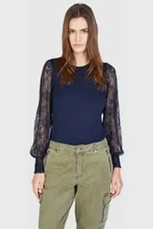 Marc Aurel Blusenshirt blau 46