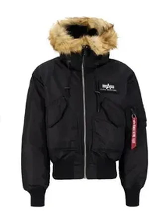Alpha Industries Winterjacke Men - Bomber Jackets 45/P Hooded Custom schwarz M
