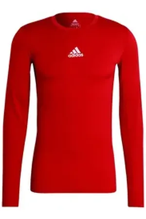 adidas Performance Funktionsshirt Performance Techfit Shirt langarm Atmungsaktivität rot 2XL