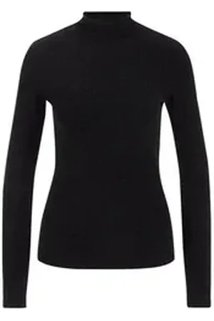WE Fashion Langarmshirt schwarz S
