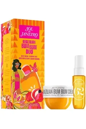 Sol de Janeiro Pflege-Geschenkset Rio Body Retreat Set​ Perfekt als Überraschung in der Weihnachtszeit verschenken, 2-tlg., Luxuriöses Pflegeset mit Cheirosa 62 Duft für straffe, duftende Haut​