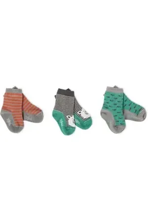 sigikid Socken Baby Socken Set: 3 Paar Socken Polar Expedition (3-Paar) blau|grau 22/24