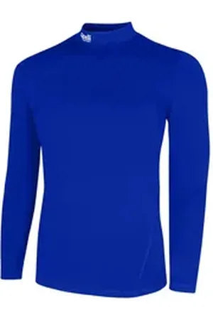 Capelli Langarmshirt mit Daumenlöchern blau S