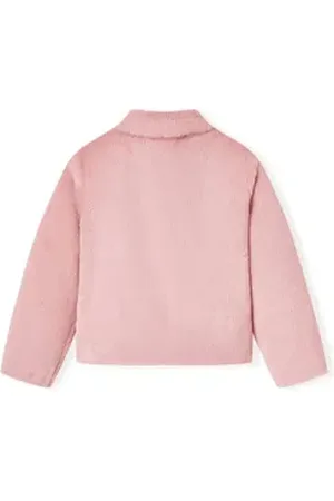 vidaXL Funktionsmantel Kindermantel Kunstpelz Rosa 92