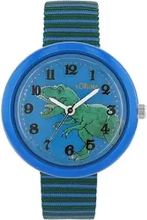 QS by s.Oliver Quarzuhr 2038609, Armbanduhr, Kinderuhr, Jungenuhr, Schulanfang, Geschenkidee blau