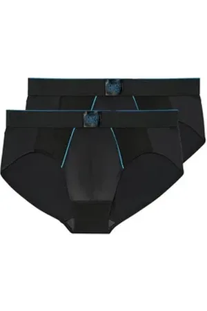 Hom Slip 2er Pack Sports Lab (Spar-Set, 2-St) Mini Slip / Unterhose - ohne Eingriff - Schnelltrocknend schwarz L