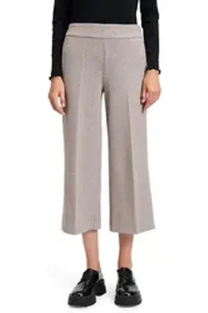 Cartoon Culotte Culotte mit Bügelfalte Muster schwarz 42