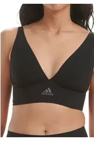 adidas Sportswear Longline-BH "Active Seamless Micro Stretch" mit verstellbaren Träger und Pull-On-Verschluss schwarz L