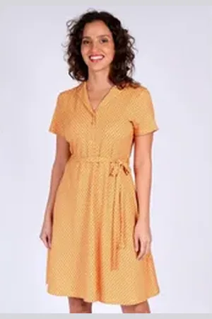 Lykka du Nord Sommerkleid Clementine diamond gelb L