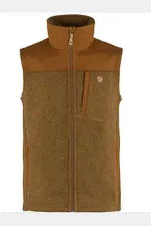 Fjällräven Funktionsweste Buck Fleece Vest M - Fleeceweste Herren braun M